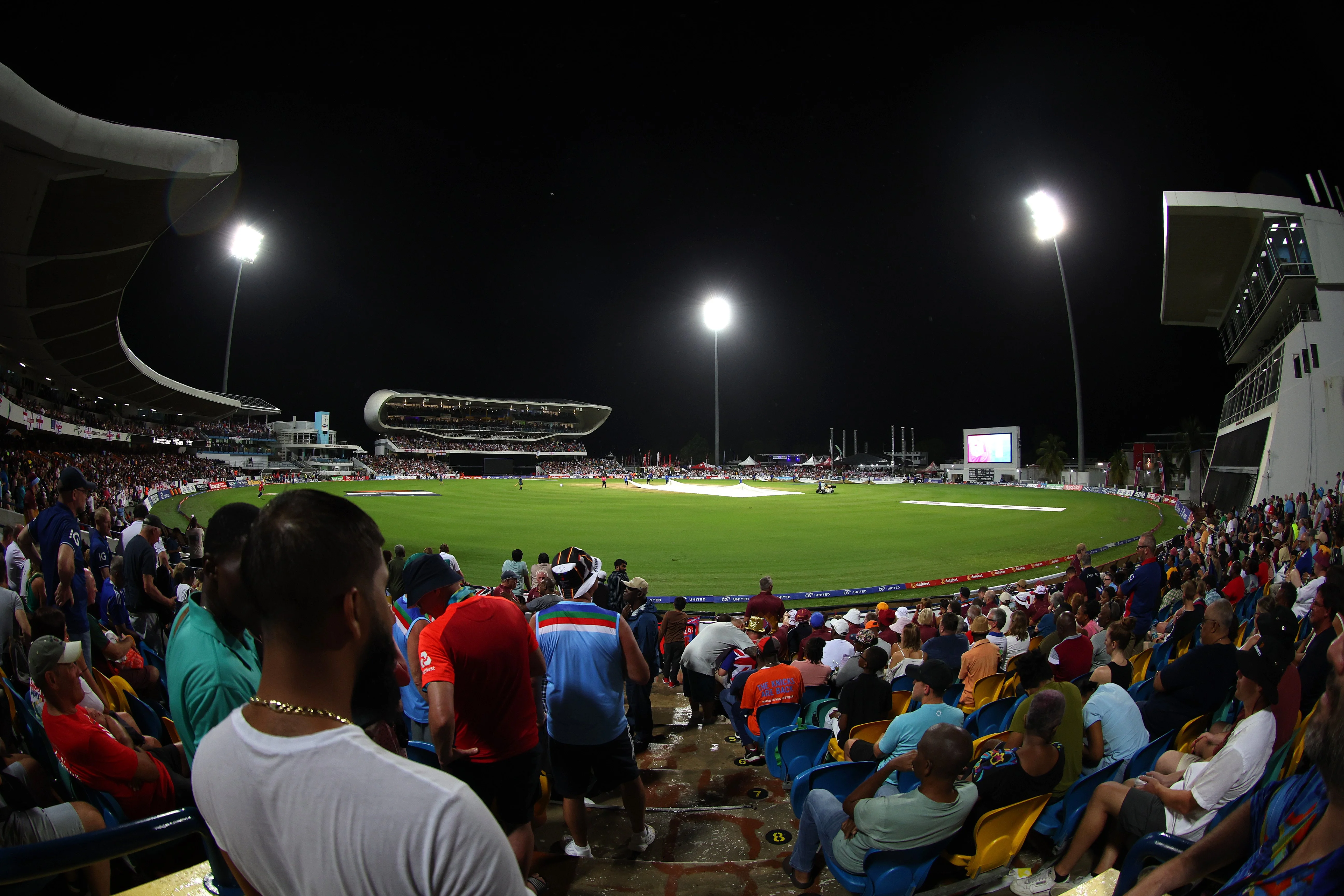 Cricket statue outside Kensington Oval in Barbados